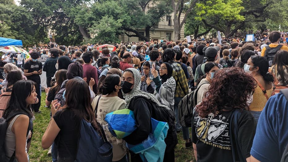 UT Austin protests descend into chaos, anti-Israel students yell at police: ‘Pigs go home!’